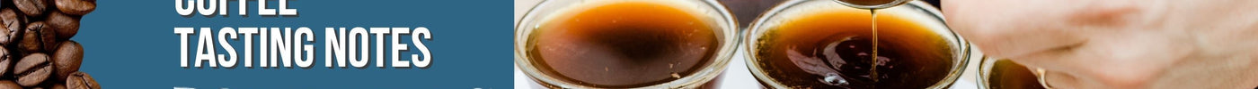 Man doing a coffee tasting