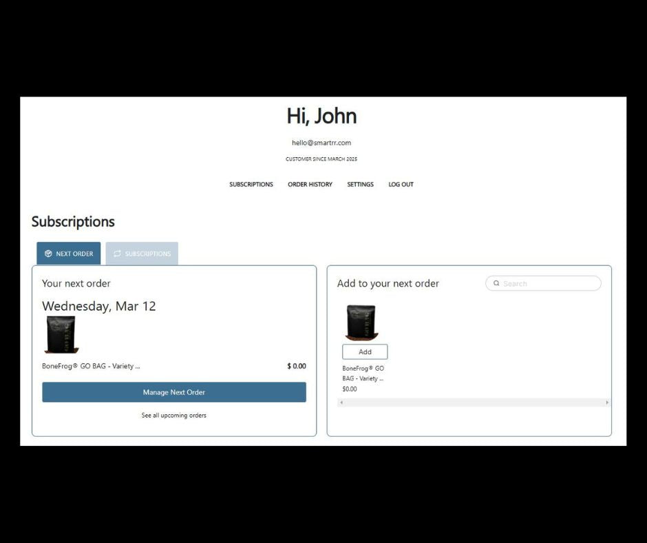 subscription portal preview