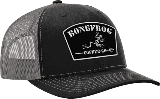 BoneFrog Trucker Hat - Black/Gray