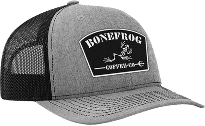 BoneFrog Trucker Hat - Heather-Grey/Black