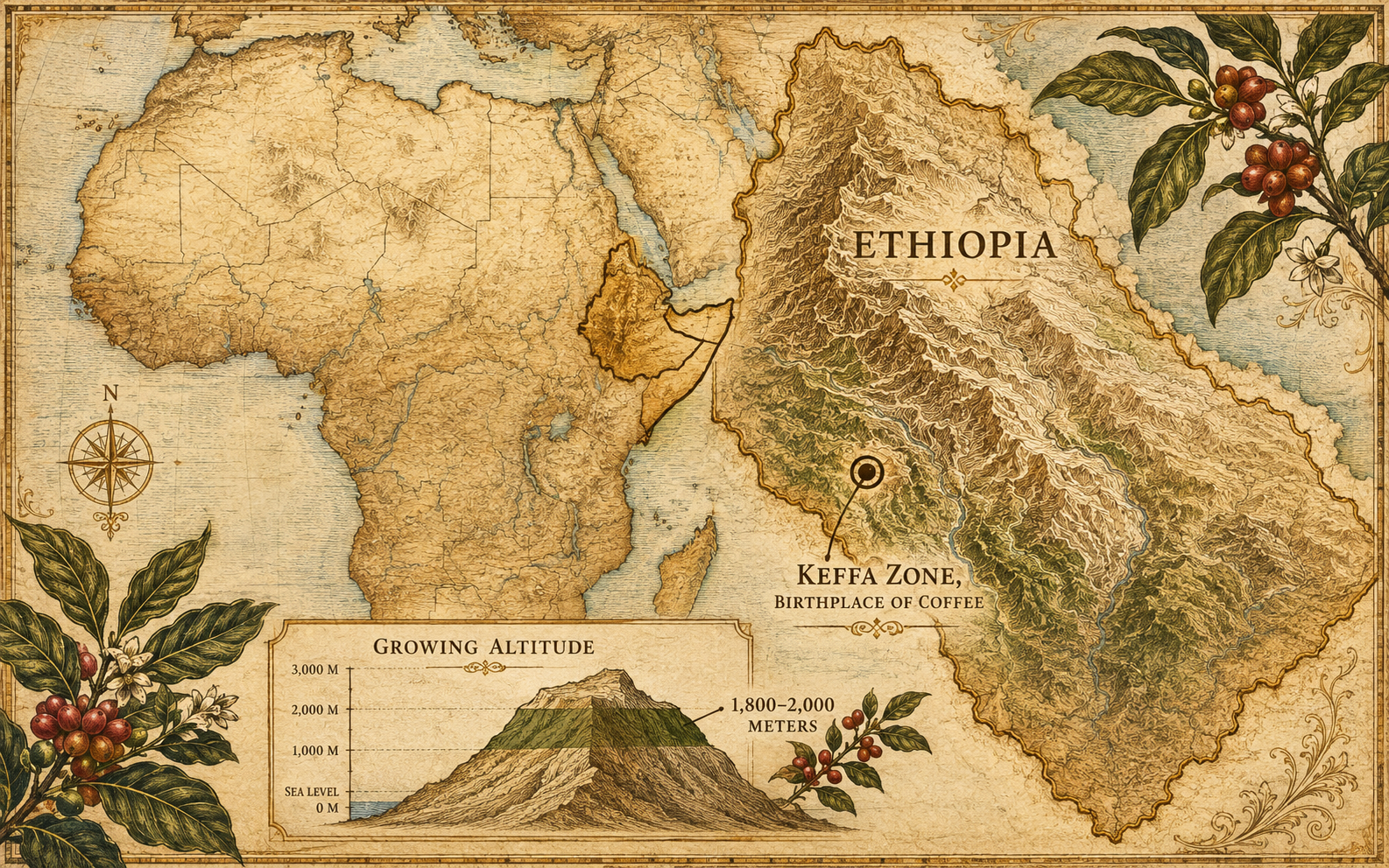 Where Coffee Was Born: Ethiopia and the Blueberry in the Cup