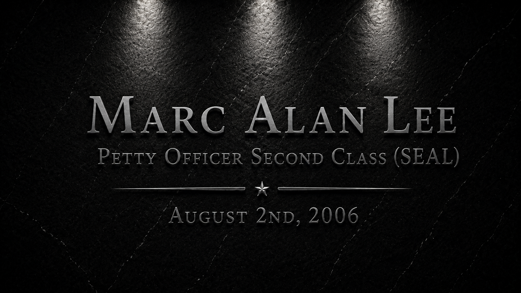 Marc A. Lee: The First SEAL Fallen in Iraq, A Legacy of Courage and Sacrifice