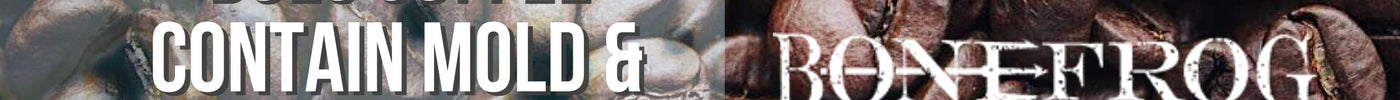Coffee with mold and coffee without mold