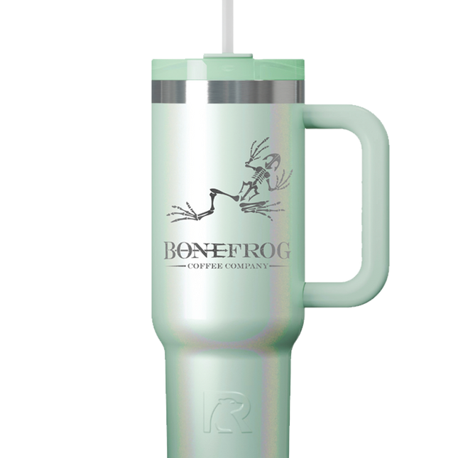 Bonefrog® RTIC® Fresh Mint Glitter 30oz Trip Tumbler