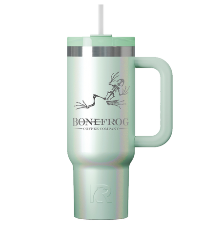 Bonefrog® RTIC® Fresh Mint Glitter 30oz Trip Tumbler