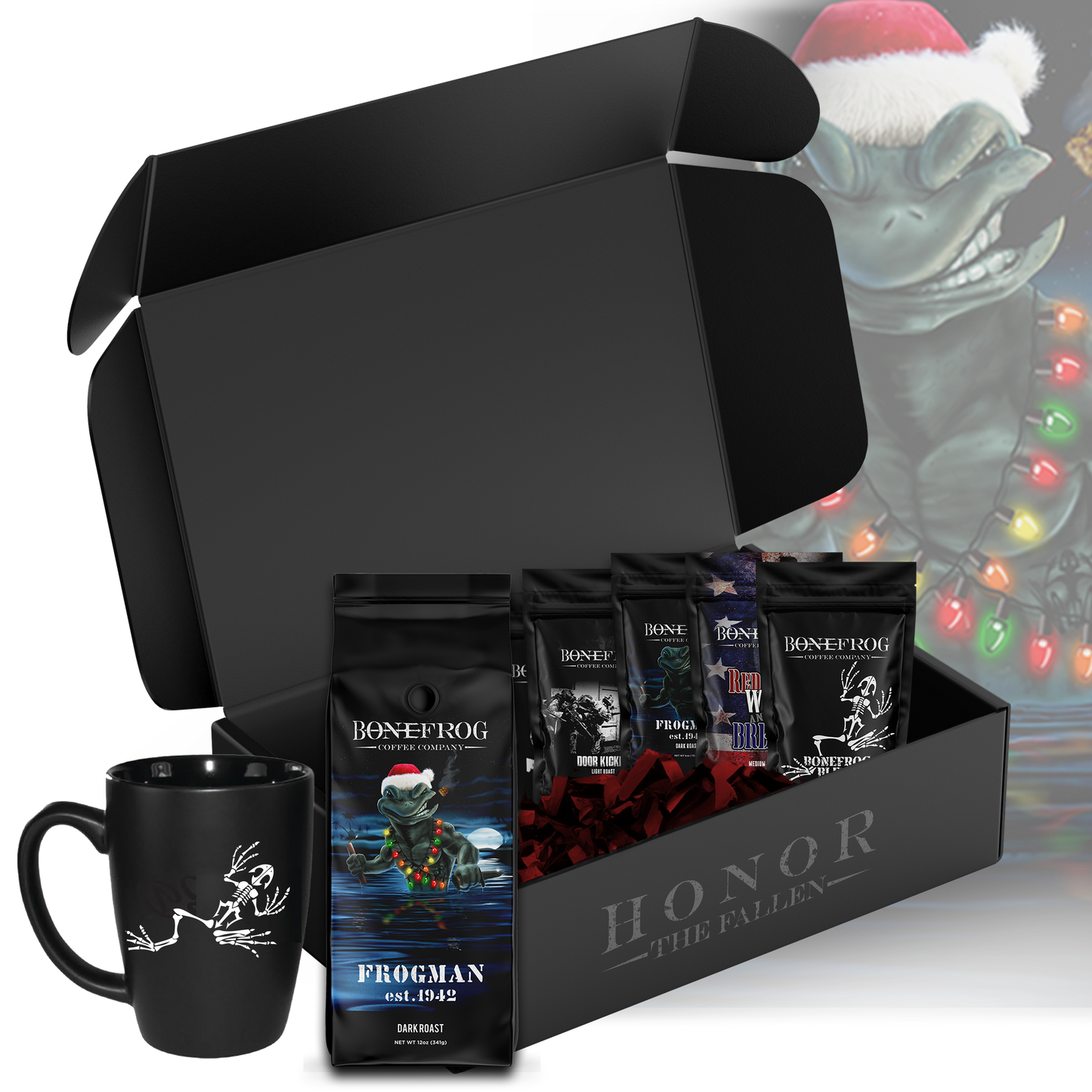 Frogman Holiday Gift Box (ground)