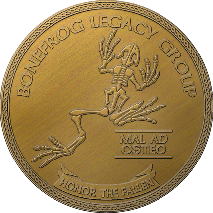 Bonefrog® Legacy Group Challenge Coin