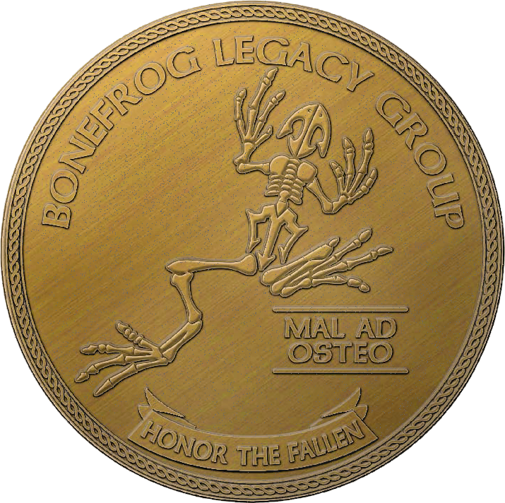 BoneFrog Legacy Group Challenge Coin