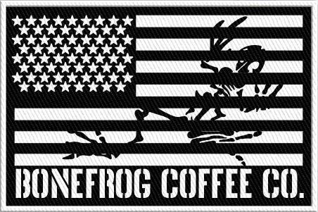 Bonefrog Coffee Hat Patches