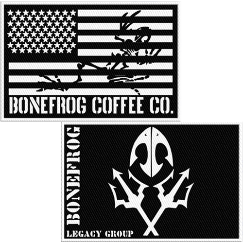 Bonefrog Coffee Hat Patches