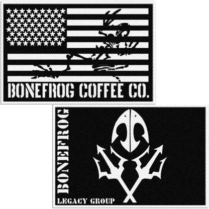Bonefrog Coffee Hat Patches