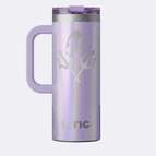 Lavender Glitter / Skull and Crossed Trident