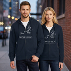 Small / Navy Blue with white logo