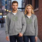 Athletic Grey with green
