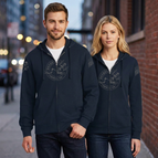 Navy Blue with battleship grey