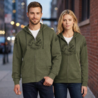 Small / Olive Green with black logo