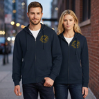 Small / Navy Blue with gold logo