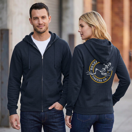 BoneFrog Origin Full-Zip Hoodie, Navy Blue