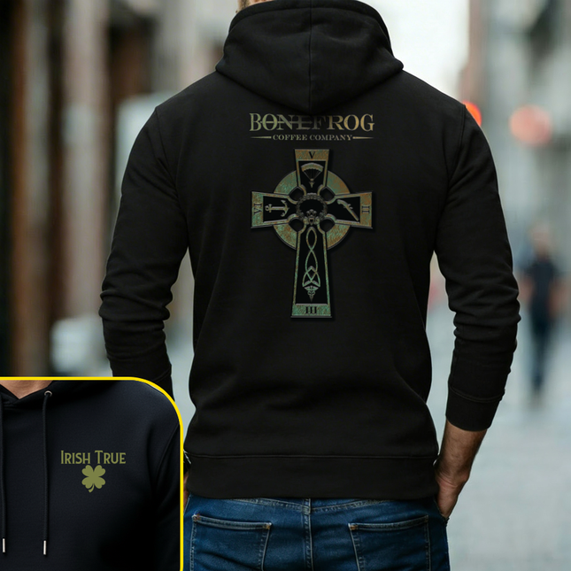 BoneFrog® Coffee IRISH TRUE Hoodie