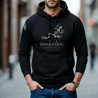 Black with white logo