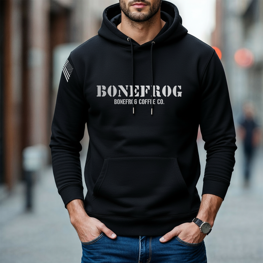 Bonefrog® Coffee Vintage Hoodie