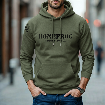 Bonefrog® Coffee Vintage Hoodie