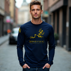 Medium / Navy Blue with Gold