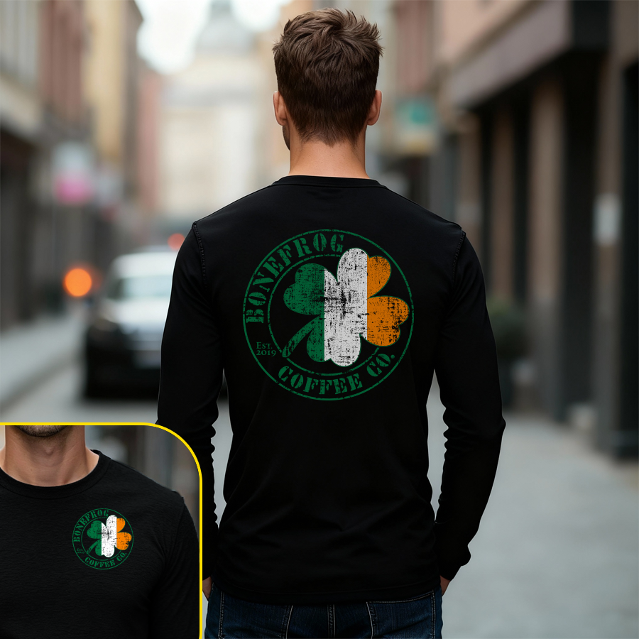 BoneFrog Irish Pub Flag Logo Long Sleeve
