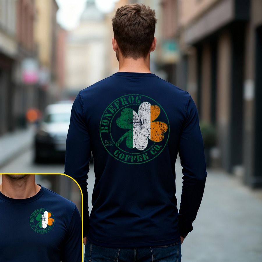 BoneFrog Irish Pub Flag Logo Long Sleeve