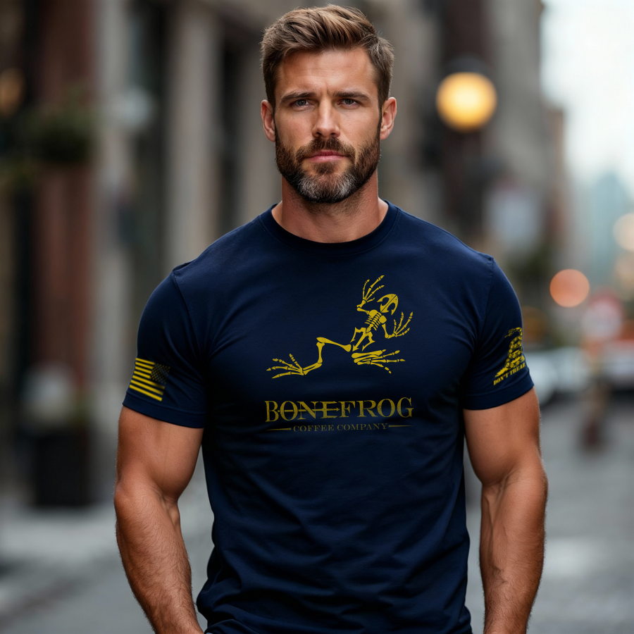 Men's Classic BoneFrog® Coffee T-shirt