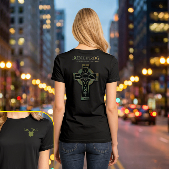 Bonefrog® Coffee IRISH TRUE Ladies T-Shirt