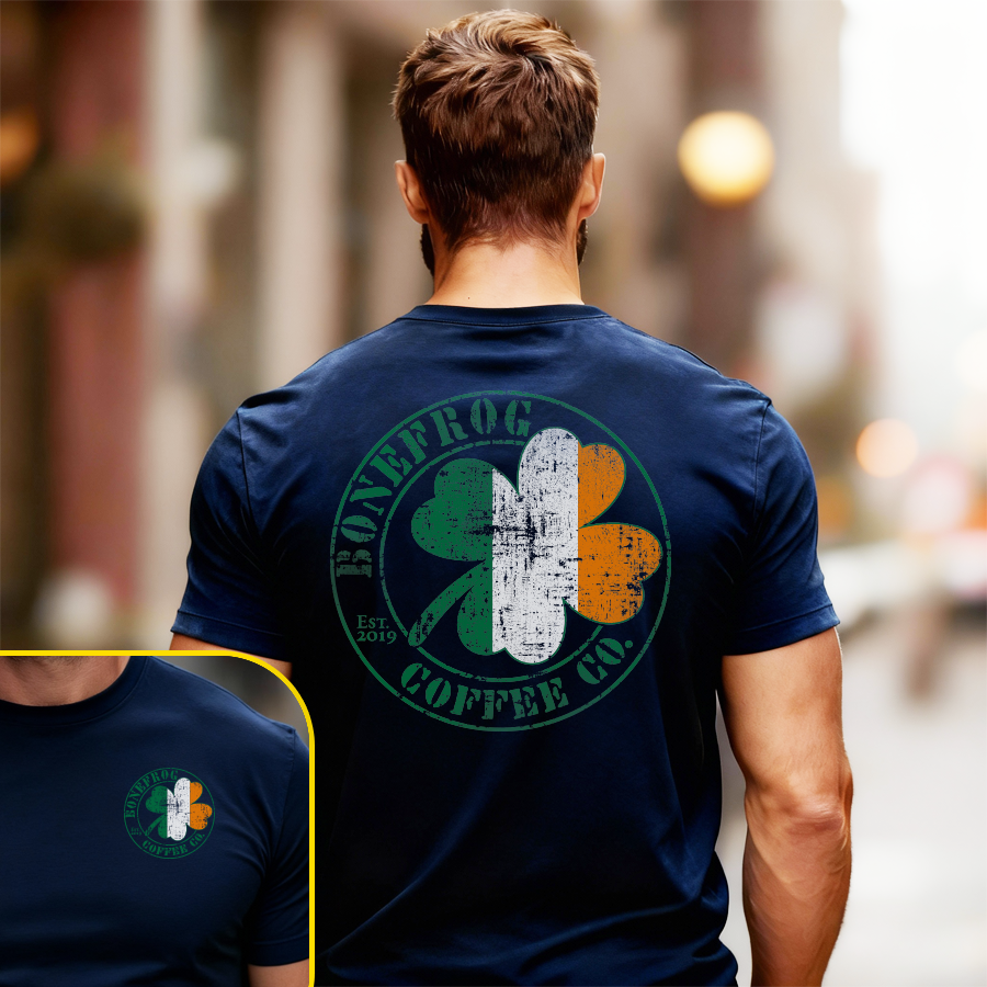 BoneFrog Irish Pub Flag Logo Shirt