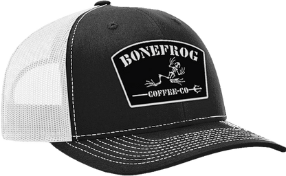 BoneFrog Trucker Hat - Black/White