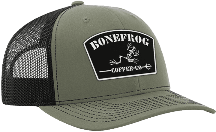 BoneFrog Trucker Hat - Loden/Black