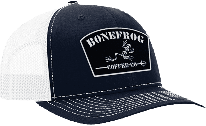BoneFrog Trucker Hat - Navy/White